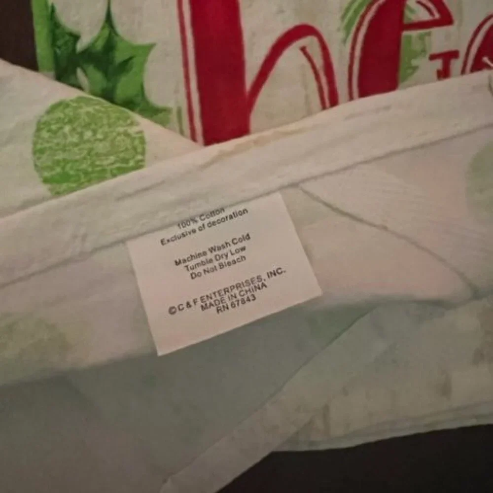 C&F Home Holiday Flour Sack kitchen Towels Jolly As Heck design Cotton set of 2